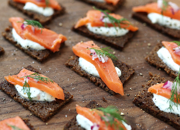 Smoked Salmon with Dill Spread
