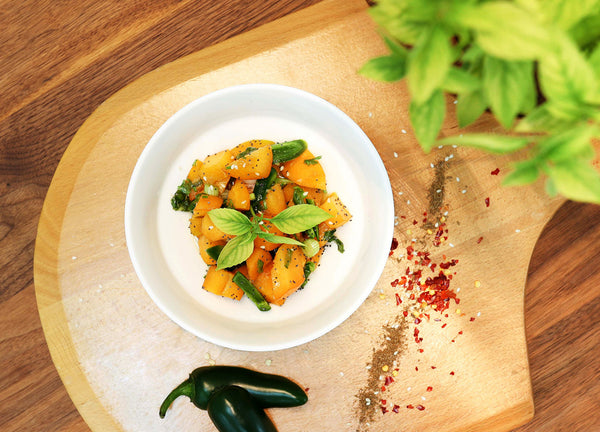 Apricot Salad with Lemon Verbena